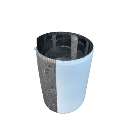 Хомут стяжной усиленный, нерж. ст. 430 в Гомеле