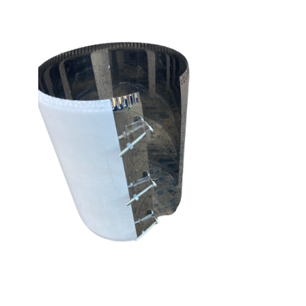 Хомут стяжной усиленный, нерж. ст. 430 в Гомеле