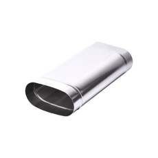 Труба овал. сечения (вставка) L-250 мм из нерж. ст. 304-1,0 мм купить в Гомеле