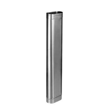 Труба овал. сечения (вставка) L-1000 мм из нерж. ст. 304-1,0 мм в Гомеле