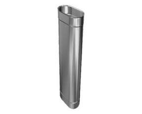 Труба овал. сечения (вставка) L-1000 мм из нерж. ст. 304-1,0 мм купить в Гомеле