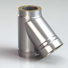 Сэндвич-Тройник 45 из нерж. ст. 430-0,8 мм, утепл. 50 мм купить в Гомеле