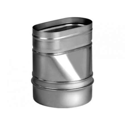 Переход прямой овальный из нерж. ст. 304-0,8 мм купить в Гомеле