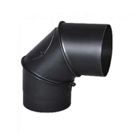 Дымоходное колено (отвод) KAISER PIPES (2мм) трёх-сегментное, поворотное 90° купить в Гомеле