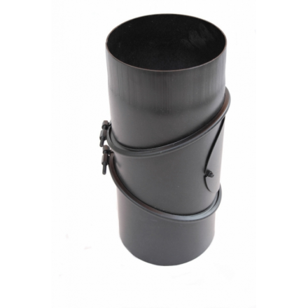 Дымоходное колено (отвод) KAISER PIPES (2мм) трёх-сегментное, поворотное 90° в Гомеле