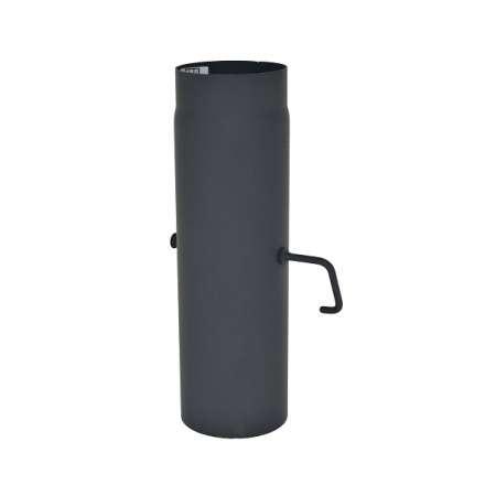 Труба с шибером 500 мм КПД ЧЕРНЫЙ фото в Гомеле