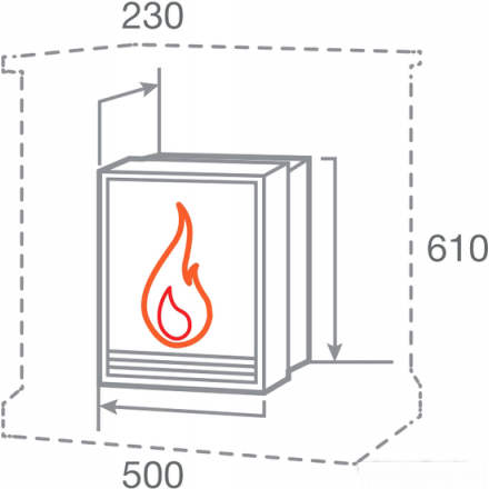 Электрокамин RealFlame FOBOS-S LUX BR в Гомеле