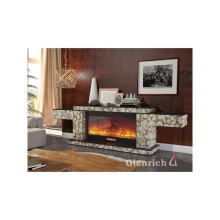 Электрокамин Glenrich Fobos Brass в Гомеле