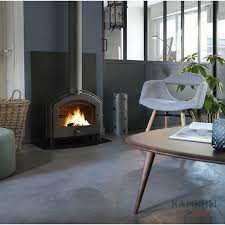 Купить Печь-камин Invicta Stimo в интерьере чугунная в Гомеле в Гомеле