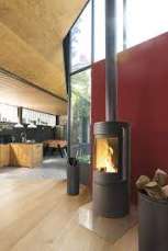 Купить Печь-камин Invicta Altara Plus в интерьере чугунная в Гомеле в Гомеле