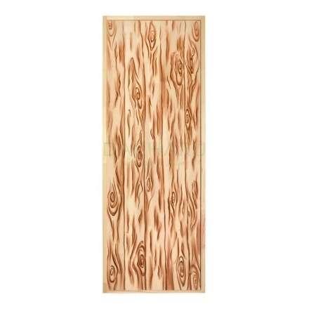 Дверь глухая из цельного массива Озорной Дед 1900x700 липа Класс А коробка из сосны в Гомеле