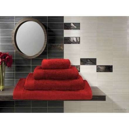 Полотенце махровое 40x70 красное в Гомеле