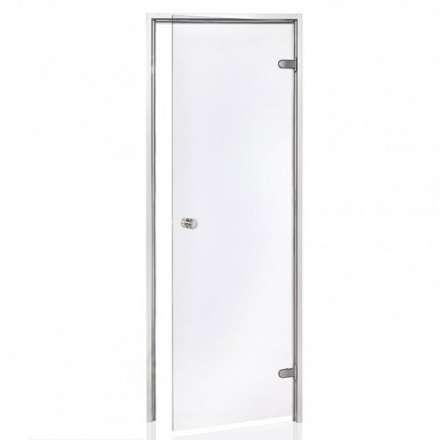 Дверь для бани стеклянная Harvia 7/19 коробка алюминий, стекло прозрачное в Гомеле