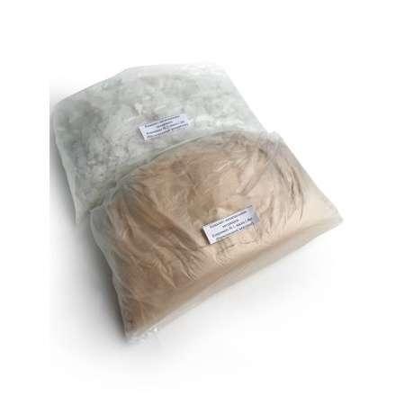 Клей двухкомпонентный для соляных кирпичей (плитки) 3 кг купить в Гомеле