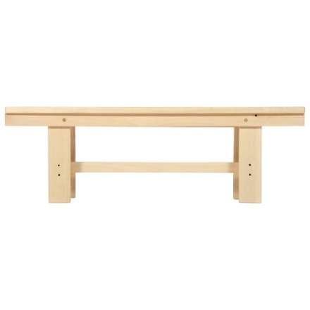 Лавочка разборная 120х33х43 см для бани и сауны (липа) 34002 в Гомеле