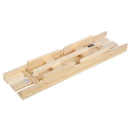 Лавочка разборная 120х33х43 см для бани и сауны (липа) 34002 в Гомеле
