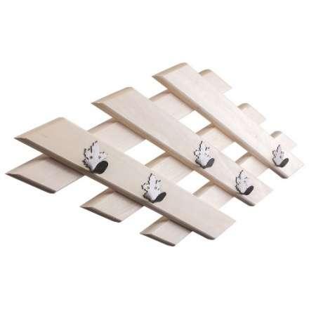 Вешалка Ромб с 5-ю железными кленовыми крючками в Гомеле