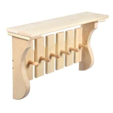 Полка с вешалкой 6 рожков 32412 в Гомеле