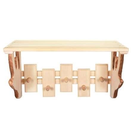 Полка-вешалка 5 крючков резная в Гомеле