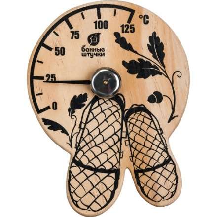 Термометр Лапти для бани и сауны 18040 купить в Гомеле