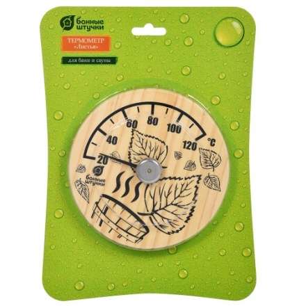 Термометр Листья для бани и сауны 18041 в Гомеле