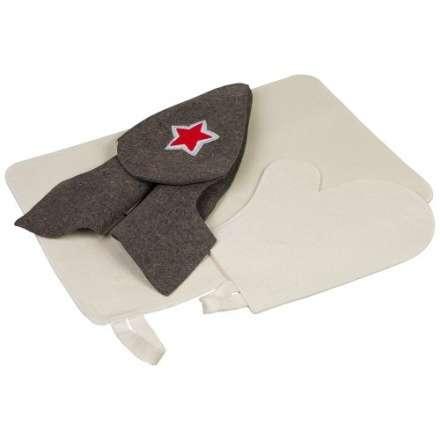 Набор из 3-х предметов (шапка Будёновка, рукавица, коврик) 41096 в Гомеле