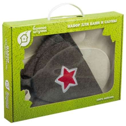 Набор из 3-х предметов (шапка Будёновка, рукавица, коврик) 41096 в Гомеле