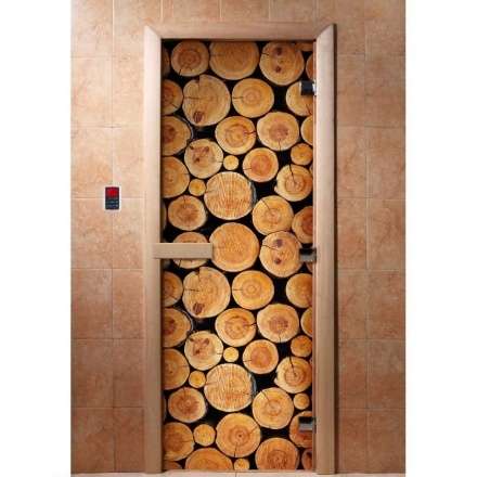 Дверь для сауны Doorwood с фотопечатью A043 1900x700 в Гомеле