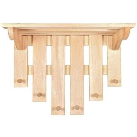 Полка с вешалкой 6 рожков 03580 в Гомеле