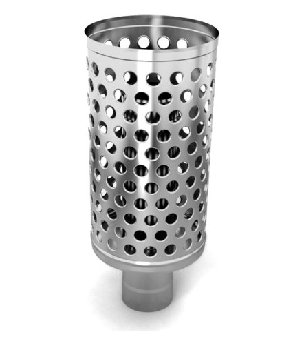 Каменка натрубная ДИЗЕЛЬ, ф115, 1/0,5мм, нерж/нерж в Гомеле