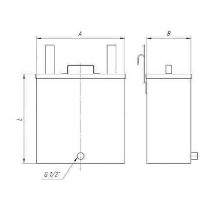 Бак Ferrum Комфорт навесной для печи 40 л в Гомеле