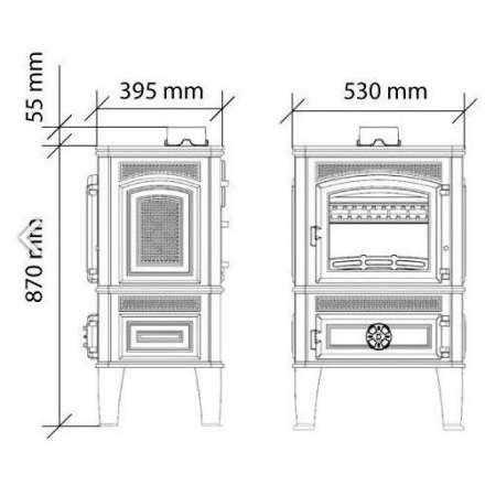 Чугунная печь Ferguss Magma Cook в Гомеле