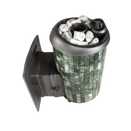 Печь банная ProMetall Атмосфера XL+ в ламелях из натурального камня Змеевик в Гомеле