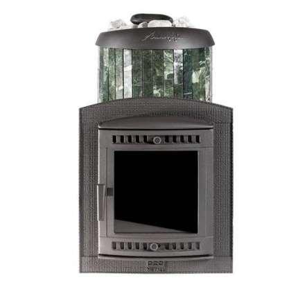 Печь банная ProMetall Атмосфера XL+ в ламелях из натурального камня Змеевик в Гомеле