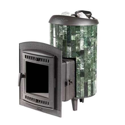 Печь банная ProMetall Атмосфера XL+ в ламелях из натурального камня Змеевик Амазонка бай фото в Гомеле