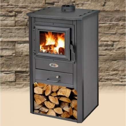 Печь-камин Blist Oganj N чугунная дверца серая фото в Гомеле