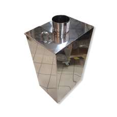 Бак самоварный Прямоугольный d115 мм, 80л; AISI430- 1,0мм в Гомеле