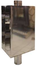 Бак самоварный Прямоугольный d115 мм, 80л; AISI430- 1,0мм в Гомеле