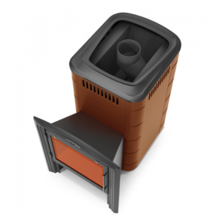 Печь для бани Термофор Тунгуска 2017 Inox Витра терракота фото в Гомеле