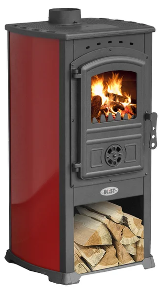 Печь-камин Blist Zar красная в Гомеле