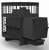 Чугунная банная печь Kennet Бастион 22 сетка витая в Гомеле