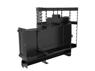 Чугунная банная печь Kennet Бастион 22 сетка витая в Гомеле