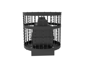 Чугунная банная печь Kennet Бастион 22 сетка витая в Гомеле