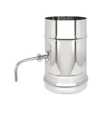 Шибер нерж. поворотный (AISI 430/0,5мм) купить в Гомеле