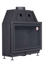 Каминная топка Экокамин Альфа 1000 B подовая черный шамот в Гомеле