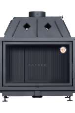 Каминная топка Экокамин Альфа 1000 B подовая черный шамот в Гомеле