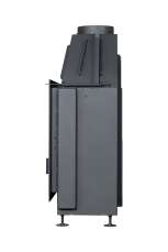 Каминная топка Экокамин Альфа 1000 B подовая черный шамот в Гомеле