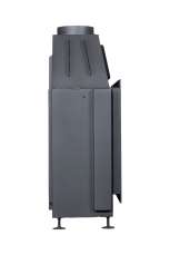 Каминная топка Экокамин Альфа 1000 B подовая черный шамот в Гомеле