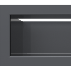 Решетка люфт 90х600 (черная) в Гомеле