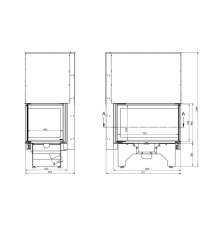 Каминная топка KFD ECO iLUX 90 LH/RH в Гомеле